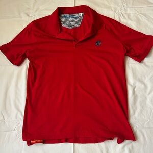 Robert Graham Vibrant Red Polo Shirt